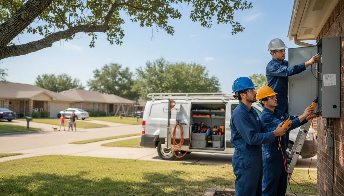 Certified electrician providing emergency electrical services in Prewitt, NM